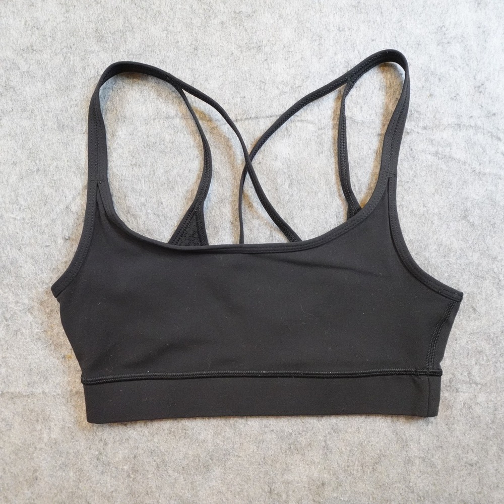 Vuori Sports Bra Women Extra Small Black Mindset Activewear Yoga Workout VW186